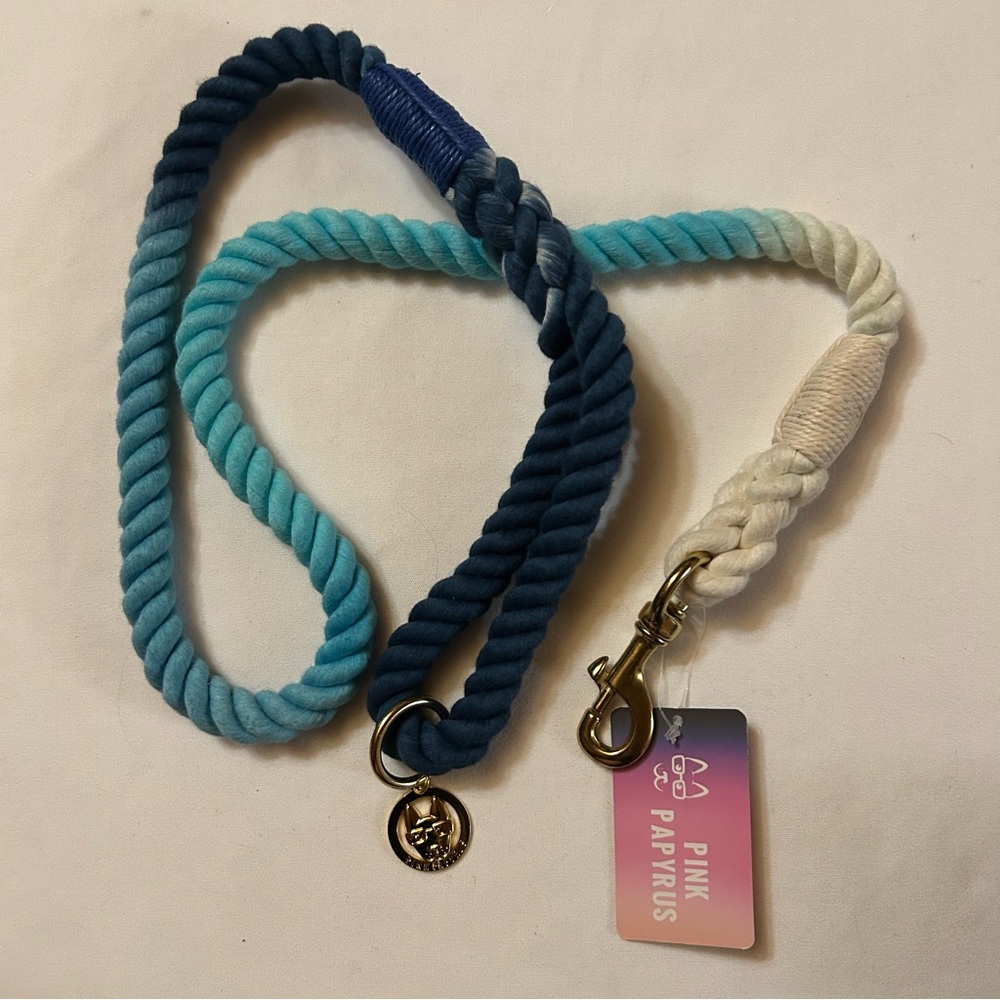 Pink Papyrus 100% Handspun Leash